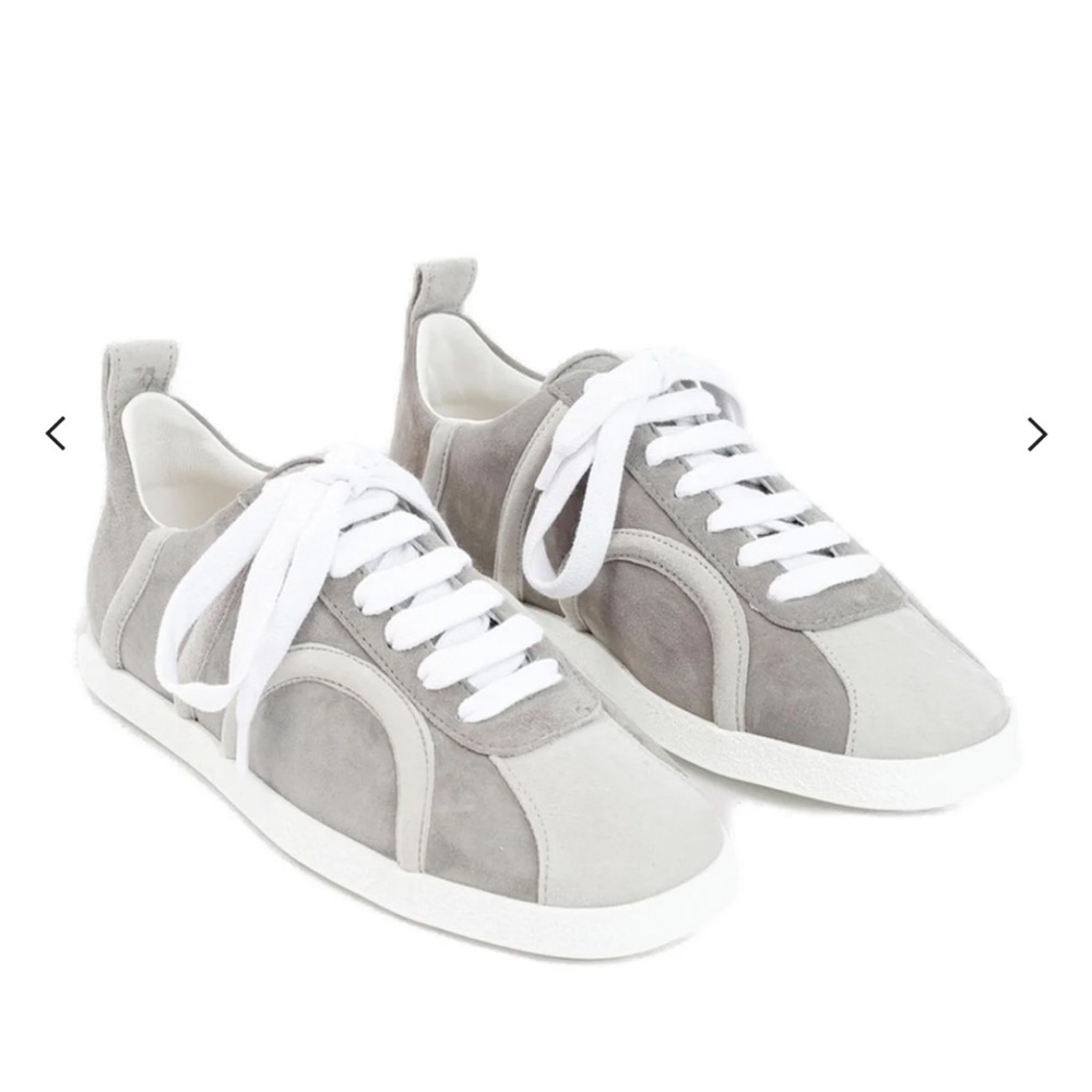 NEW Totême Debossed-Monogram Detail Low-Top Sneakers womens EU40